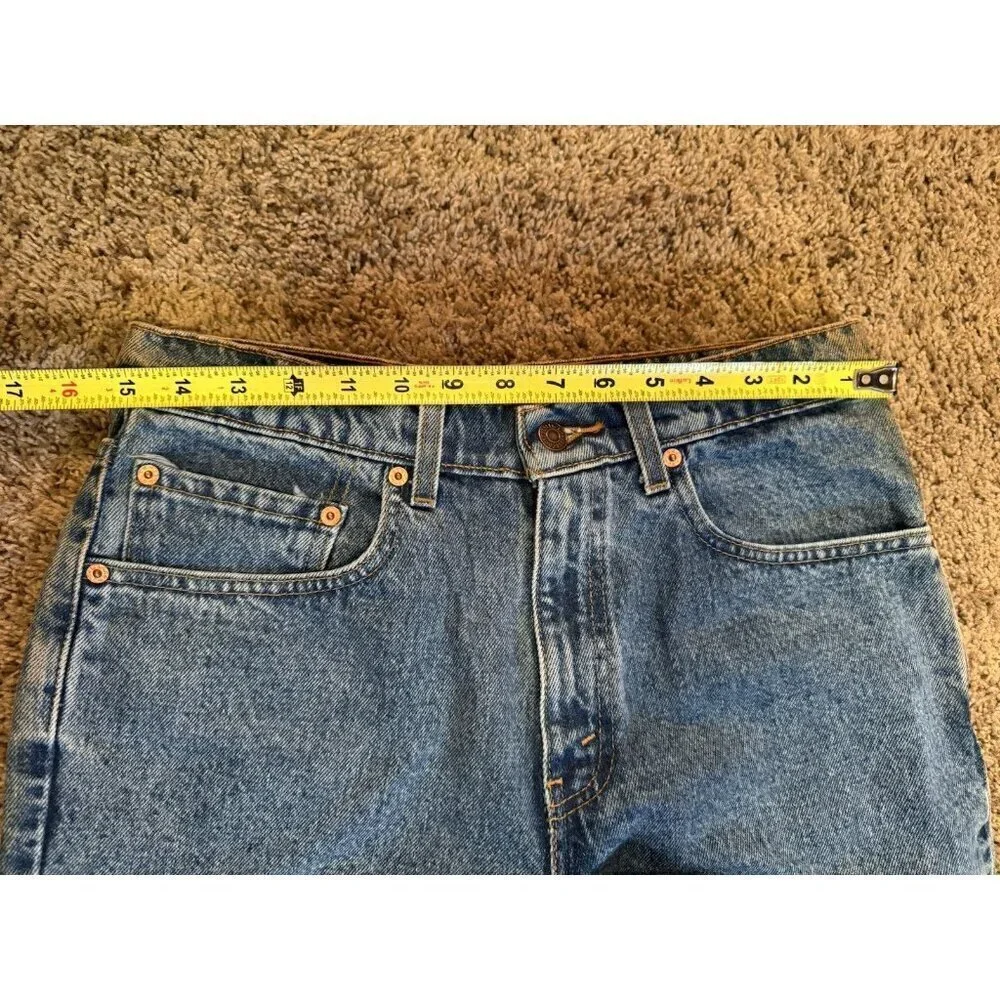 LEVIS VINTAGE 1998 550 Denim Jeans Red Tab Mid Wash 32x30 Casual Rugged READ